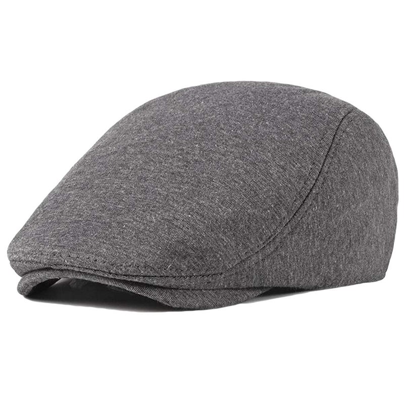 Qunson 2 Pack Men's Cotton Flat Cap Ivy Gatsby Newsboy Hat (I) - Image 2